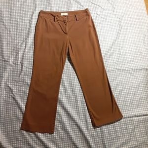 🌻3/$20 LOFT chocolate stretch dress trousers size 4P